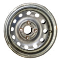Roda Ferro Aro 13 Ford Escort 1987 1988 1989 1996 4x108 Prateado