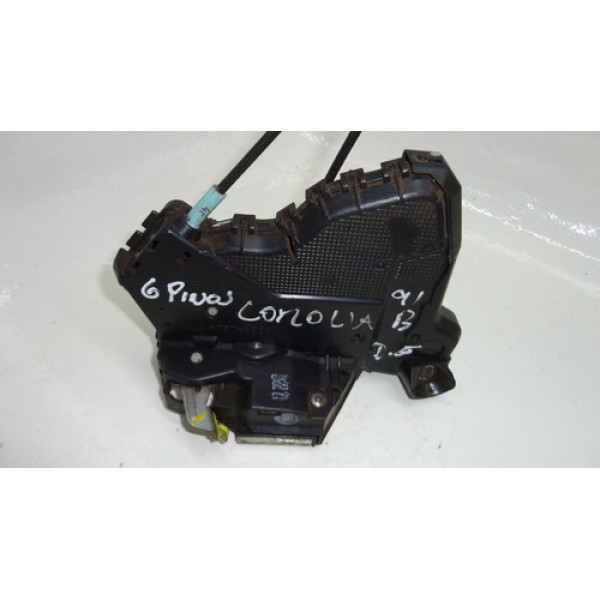 Fechadura Dianteira Esquerda Toyota Corolla 09 A 13 6 Pinos