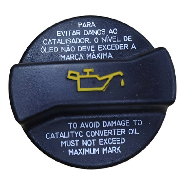 Tampa Oleo Motor Volkswagen Gol Parati 2000 2001 2002 2003 Preto