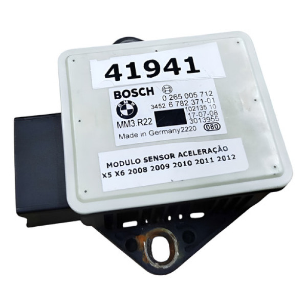 Modulo Sensor Aceleração X5 X6 2008 2009 2010 2011 2012 Preto
