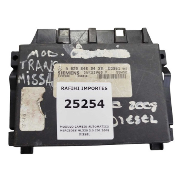 Modulo Cambio Automatico Mercedes Ml320 3.0 Cdi 2008 Diesel
