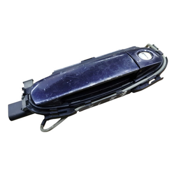 Maçaneta Externa Audi A3 2000 2001 2002 Dianteira Esquerda Azul Dianteira