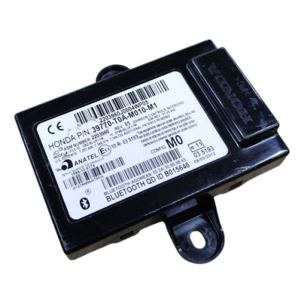 Modulo Central Bluetooth Honda Crv 2.0 2012 2013