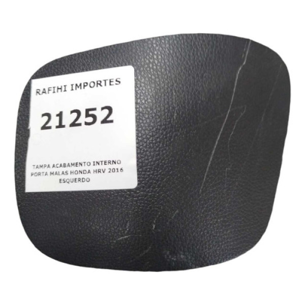 Tampa Acabamento Interno Porta Malas Hrv 2016 2021 Esquerdo Preta