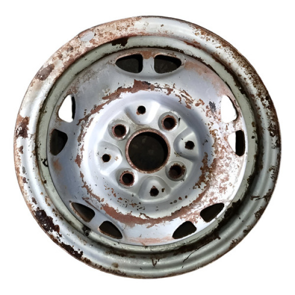 Roda Ferro Aro 13 Chevrolet Chevette 1973 1993 4x100 Prateado
