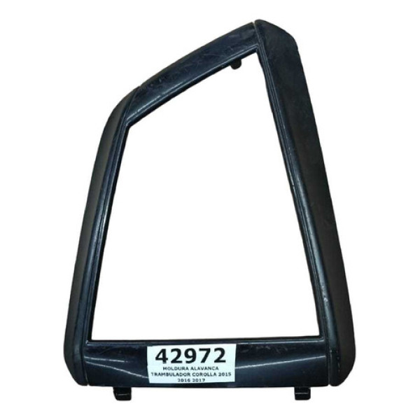 Moldura Alavanca Trambulador Corolla 2015 2016 2017 Preto Lisa