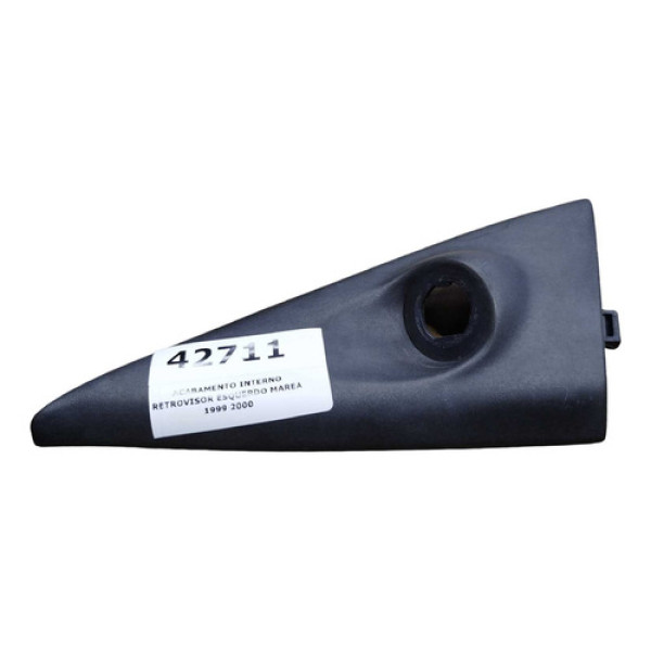 Acabamento Interno Retrovisor Esquerdo Marea 1999 2000 Preto
