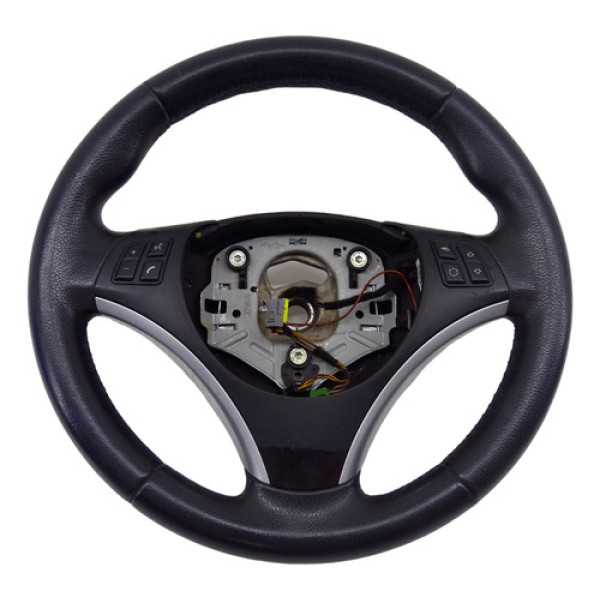Volante Com Comando Bmw 318i 320 N46 2010 2011 2012 Preto