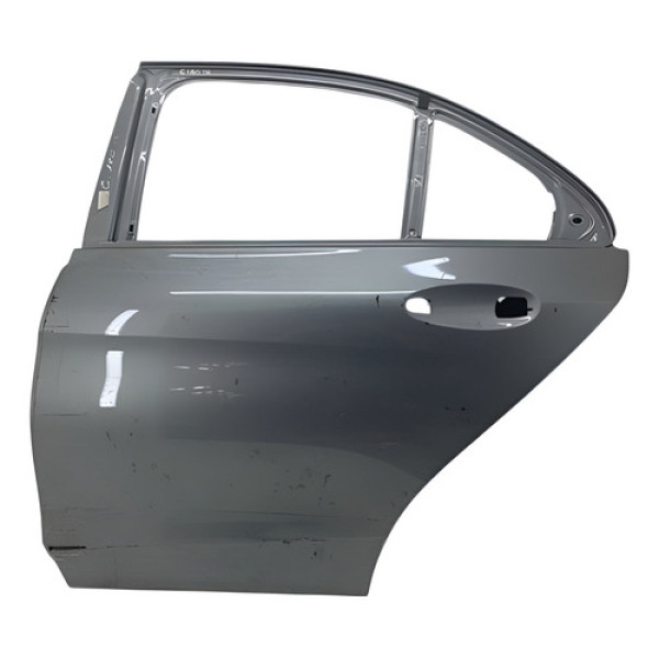 Porta Traseira Esquerda Mercedes C180 2013 2014 2015 2016 Traseira Esquerda Cinza