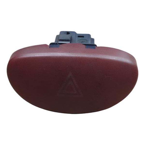 Botão Pisca Alerta Peugeot 206 2005 2006 2007 2008 Vermelho