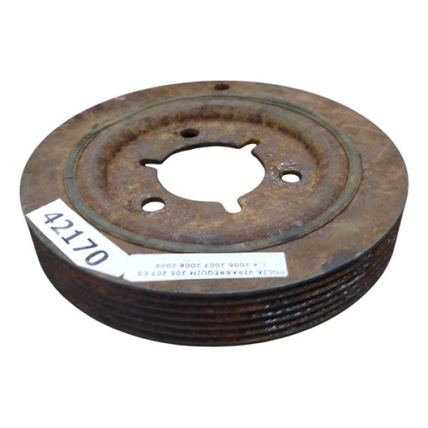 Polia Virabrequim 206 207 C3 1.4 2006 2007 2008 2009