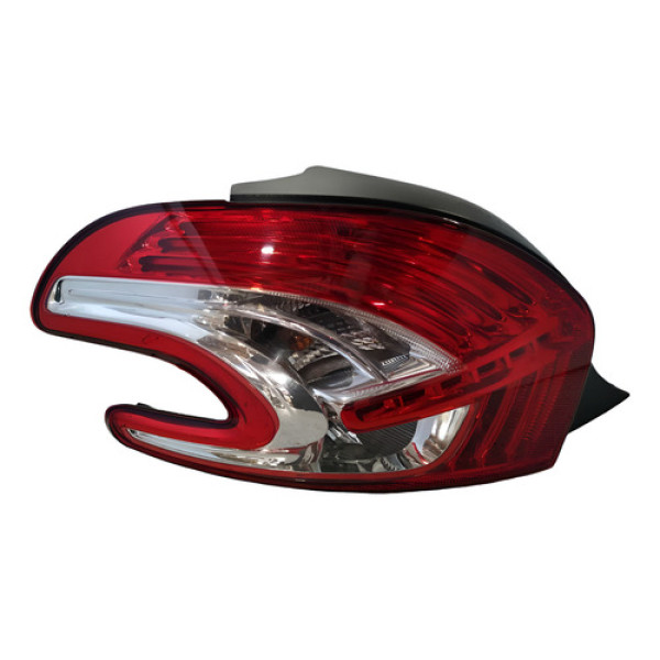 Lanterna Traseira Esquerda Peugeot 208 2013 2014 2015 2016 Esquerdo/motorista Vermelha