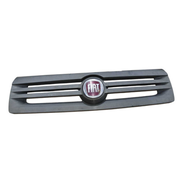 Grade Parachoque Dianteiro Fiat Uno Mile 2009 2010 Detalhe Cinza Fosco