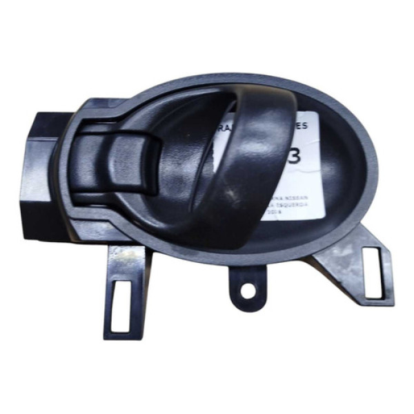 Maçaneta Interna Nissan Versa Traseira Esquerda 2014 2018 Preto Traseira