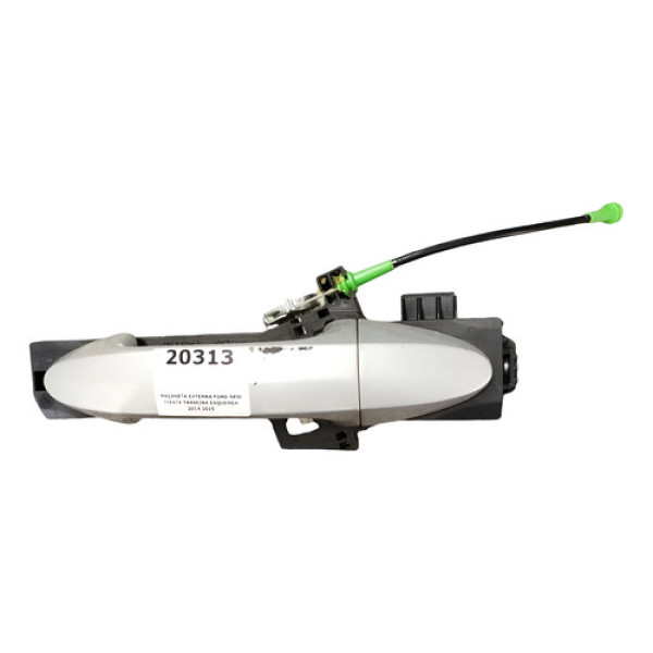 Maçaneta Externa New Fiesta Traseira Esquerda 2014 2015 2016 Prata Traseira
