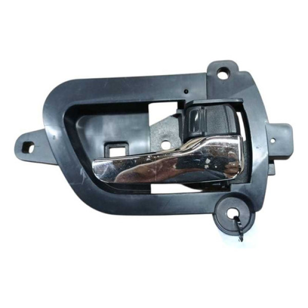 Maçaneta Interna Outlander Dianteira Direita 2009 2010 2011 Preto Dianteira
