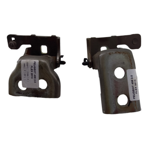 Par Dobradiça Porta Traseira Esquerda Peugeot 408 2013