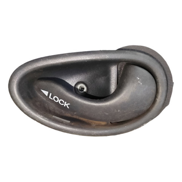 Maçaneta Interna Porta Fiat Palio Dianteira Direita 2004 Preto Dianteira