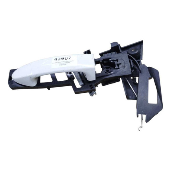 Maçaneta Externa New Fiesta 2014 2015 Dianteira Esquerda Branco Dianteira