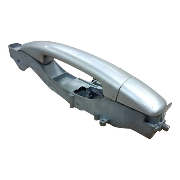 Maçaneta Externa Porta Grand C4 2009 Traseira Esquerda Prata Traseira