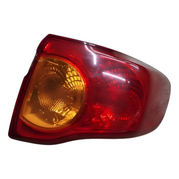 Lanterna Traseira Esquerda Corolla 2009 2010 2011 Detalhe Esquerdo/motorista Vermelho