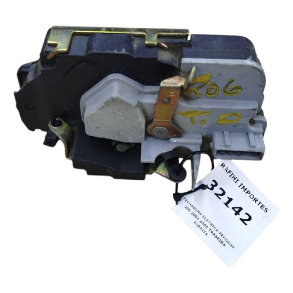 Fechadura Eletrica Peugeot 206 2002 2005 Traseira Direita