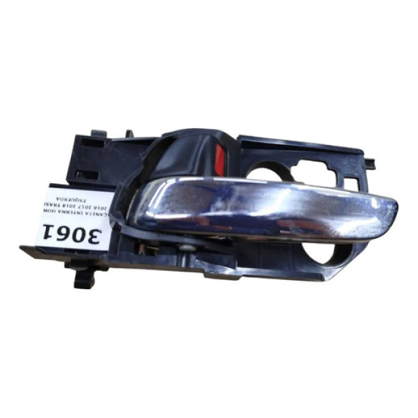 Maçaneta Interna Honda Hrv 2016 2017 2018 Traseira Esquerda Preto Traseira