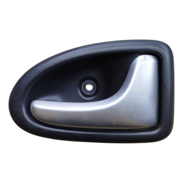 Maçaneta Interna Renault Symbol Traseira Direita 2013 Preto Traseira