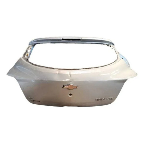 Tampa Traseira Onix 2013 2014 2015 2017 Com Furo Detalhe Cinza