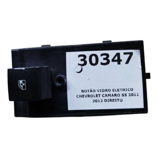 Botão Vidro Eletrico Chevrolet Camaro Ss 2011 2012 Direito