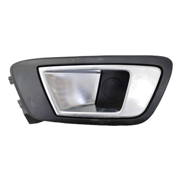 Maçaneta Interna Porta New Fiesta Traseira Esquerda 2014 Prata Traseira