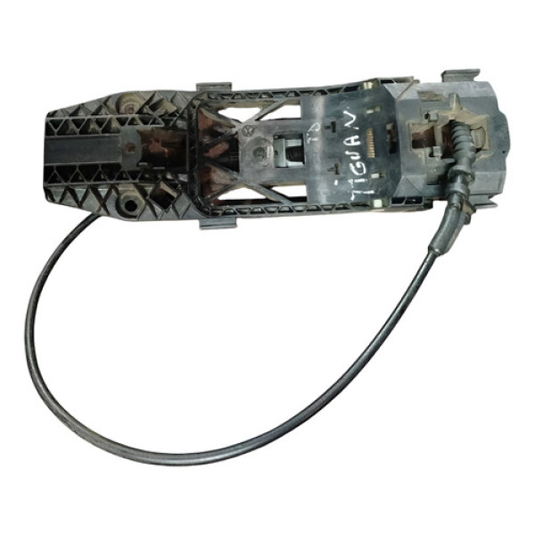 Suporte Da Maçaneta Traseira Direita Vw Tiguan 2012 2013 Preto