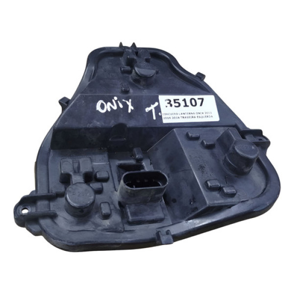 Circuito Lanterna Onix 2013 2016 2018 Traseira Esquerda Esquerdo/motorista Preto