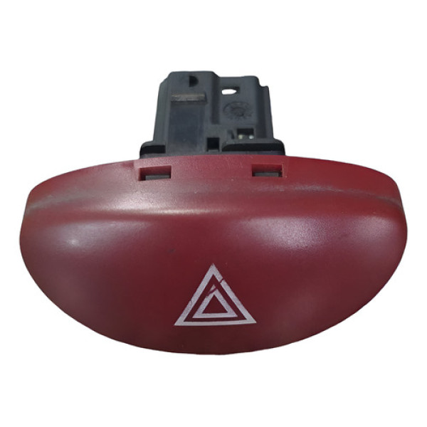 Botao Pisca Alerta Peugeot 206 2003 2004 2005 2007 2008 Vermelho