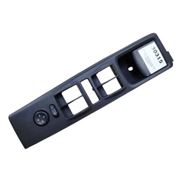 Moldura Comando Vidro Dianteiro Esquerdo Fiat Idea 2006 Preto