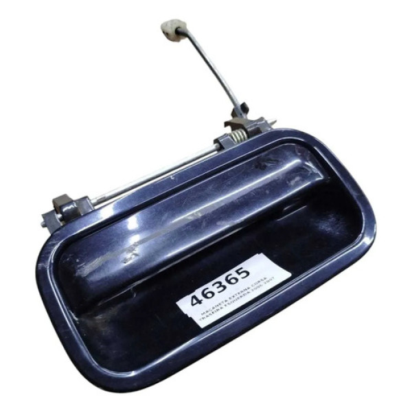 Maçaneta Externa Corsa Traseira Esquerda 2006 2007 Preta Traseira