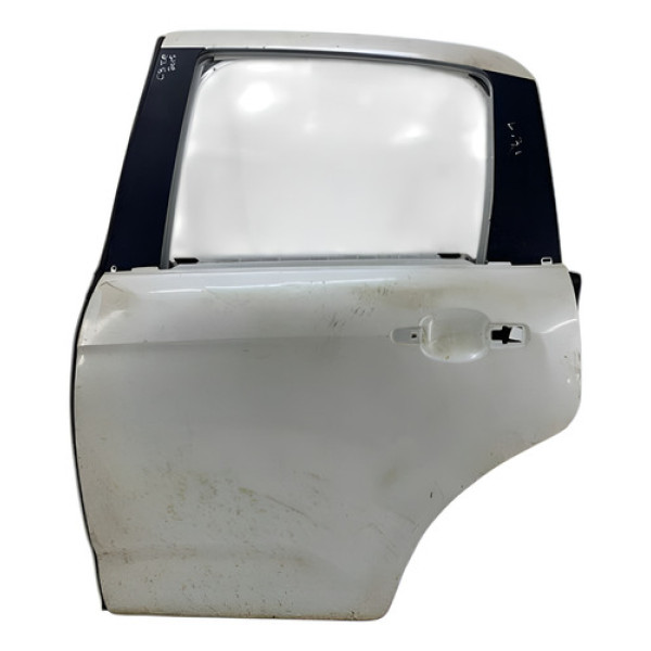 Porta Traseira Esquerda Citroen C3 2012 2013 2014 2015 2016 Traseira Esquerda Prata