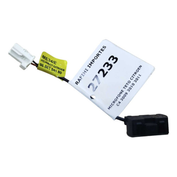 Microfone Teto Citroen C4 2009 2010 2011