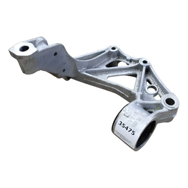 Suporte Bandeja Fox 2012 2013 2014 Dianteira Esquerda Prateado