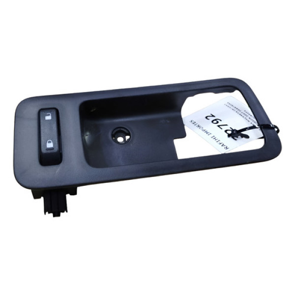 Moldura Maçaneta Interna Ford Fusion 2007 Dianteira Direita Preto Dianteira