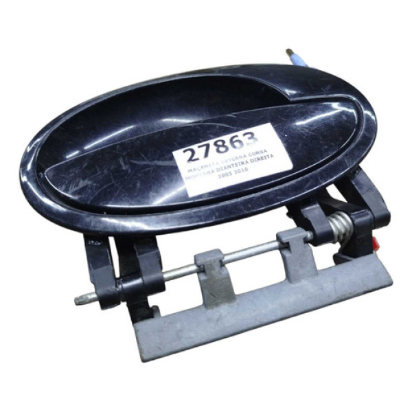 Maçaneta Externa Corsa Montana Dianteira Direita 2005 2010 Preto Dianteira