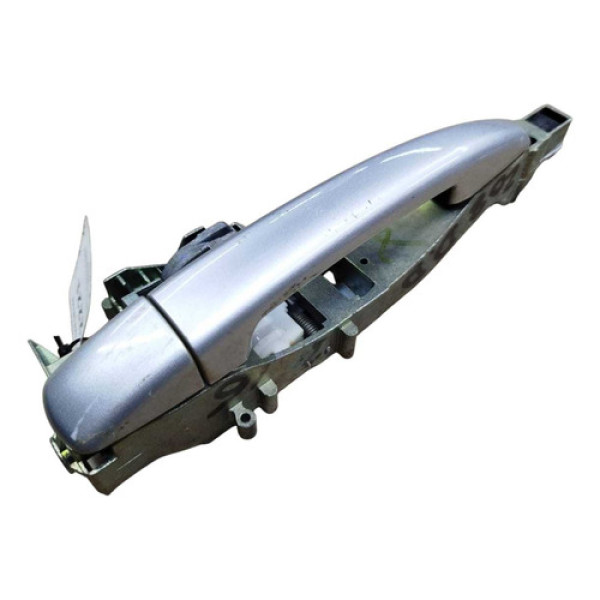 Maçaneta Externa Peugeot 208 2016 2017 Dianteira Direita Prata