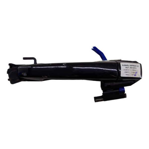 Maçaneta Externa Subaru Impreza Traseira Direita 2010 Preto Traseira