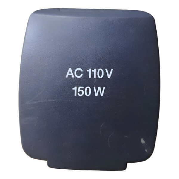 Moldura Tomada 12 Volts Fusion 2014 2015 2016 2017 Preto