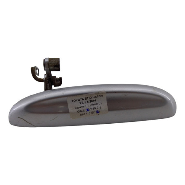 Maçaneta Toyota Etios Hatch Dianteira Direita 2013 2014 2015 Cinza Dianteira