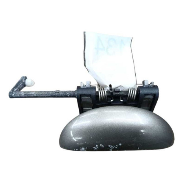 Maçaneta Externa Peugeot 207 Dianteira Esquerda 2009 2012 Cinza Dianteira