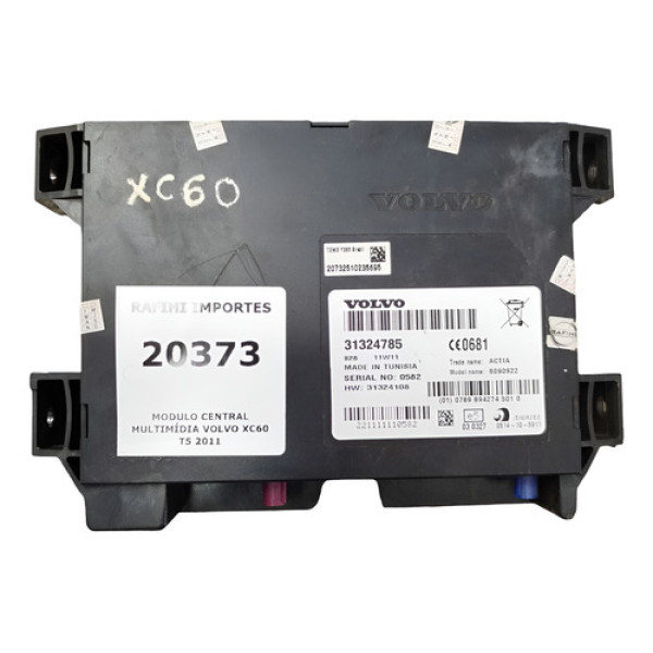 Modulo Central Multimídia Volvo Xc60 T5 2011