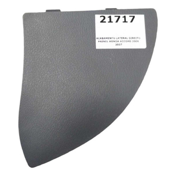 Acabamento Lateral Direito Painel Accord 2006 2007 2008 2010 Cinza
