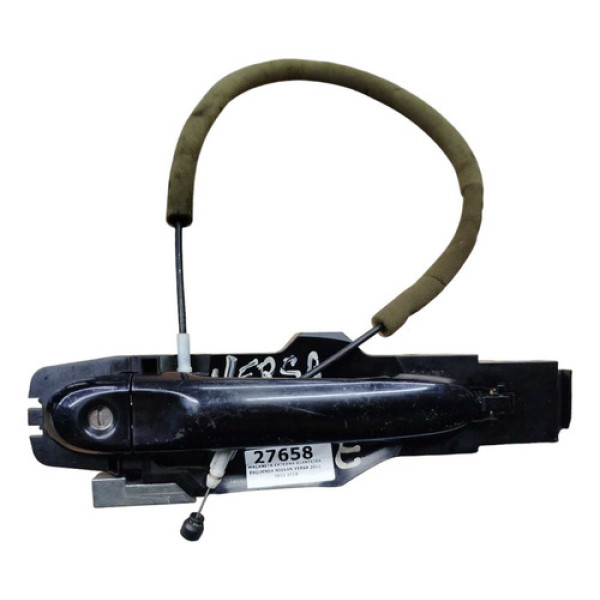 Maçaneta Externa Nissan Versa Dianteira Esquerda 2011 2012  Preto Dianteira