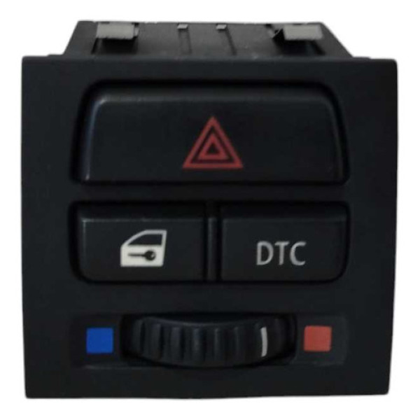 Comando Botão Pisca Alerta Bmw 320 2006 2007 2008 2009 2010 Preto